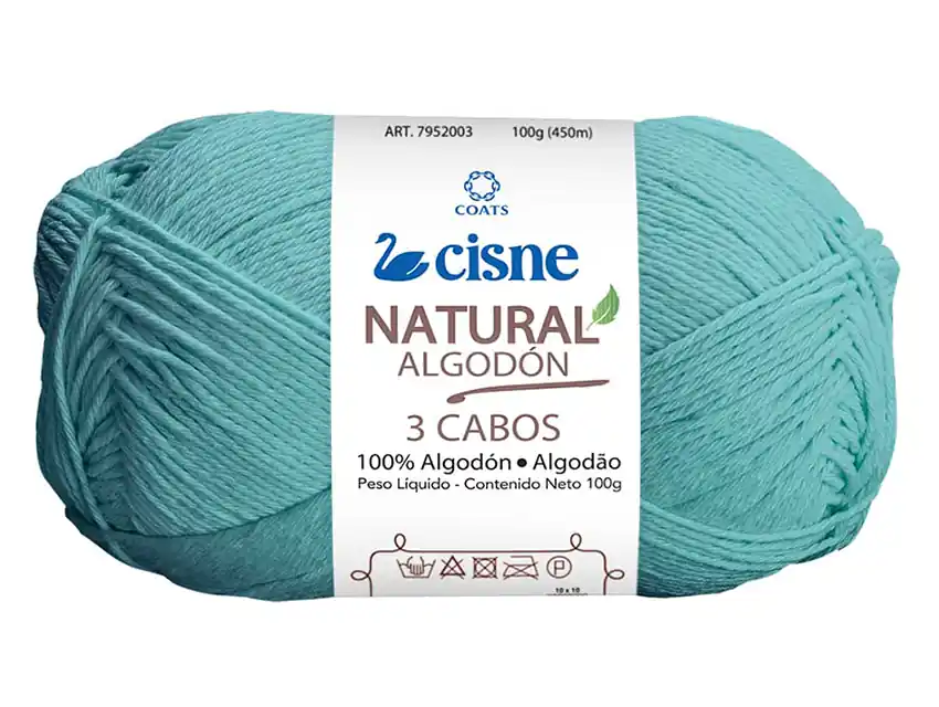 HILO 3 CABOS ALGODON CISNE P/TEJER 5 OV X 100GRS